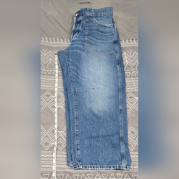 Madewell The Darted Barrel-Leg Jean Size 29P - Picture 3 of 7